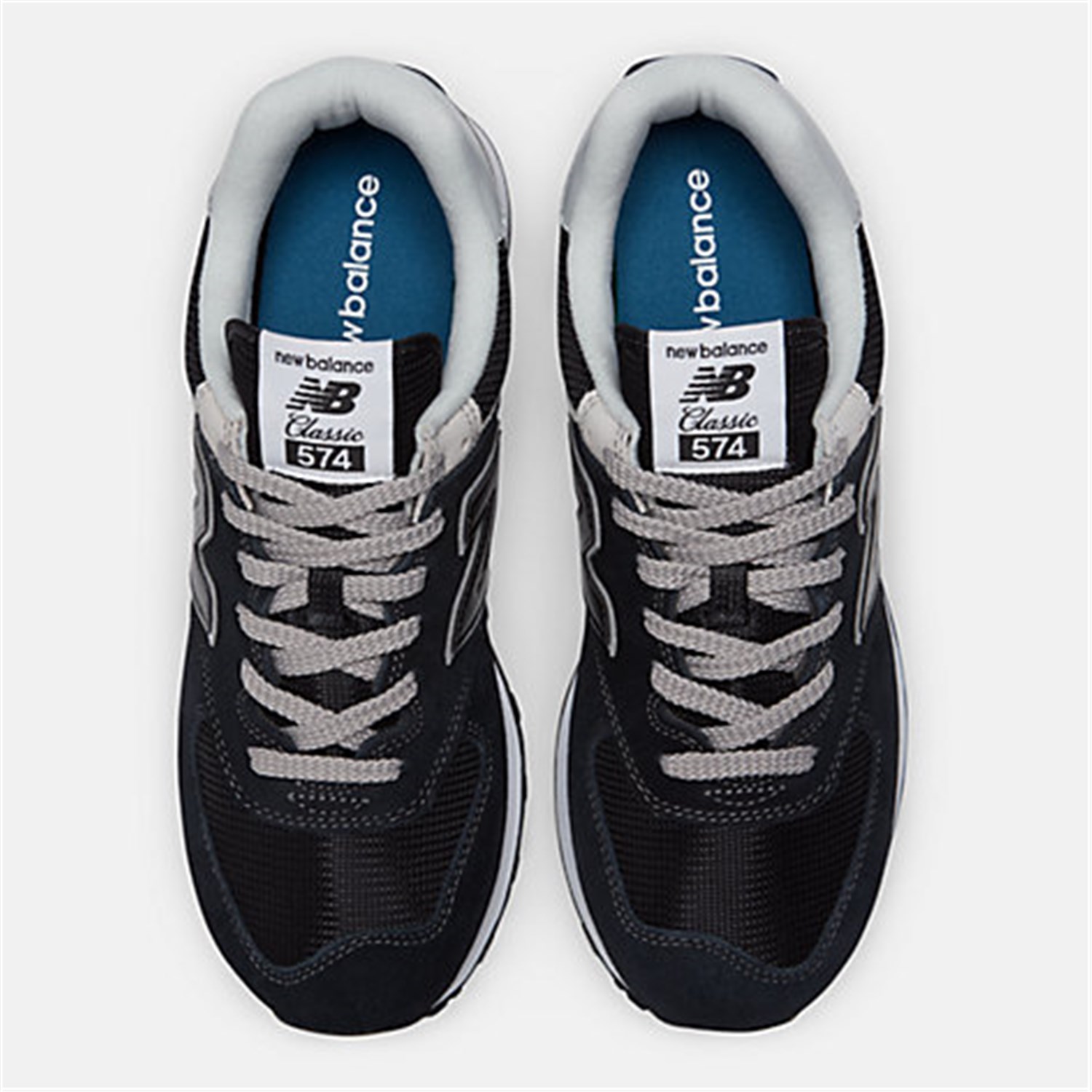 NEW BALANCE ML574 Black Shoes Man Sneakers NEW BALANCE ML574 Black Shoes Man Sneakers