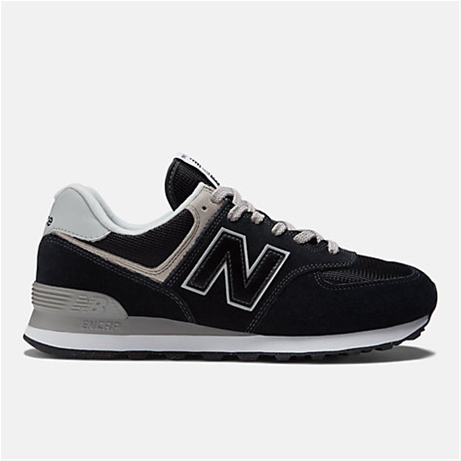 NEW BALANCE ML574 Black Shoes Man Sneakers NEW BALANCE ML574 Black Shoes Man Sneakers