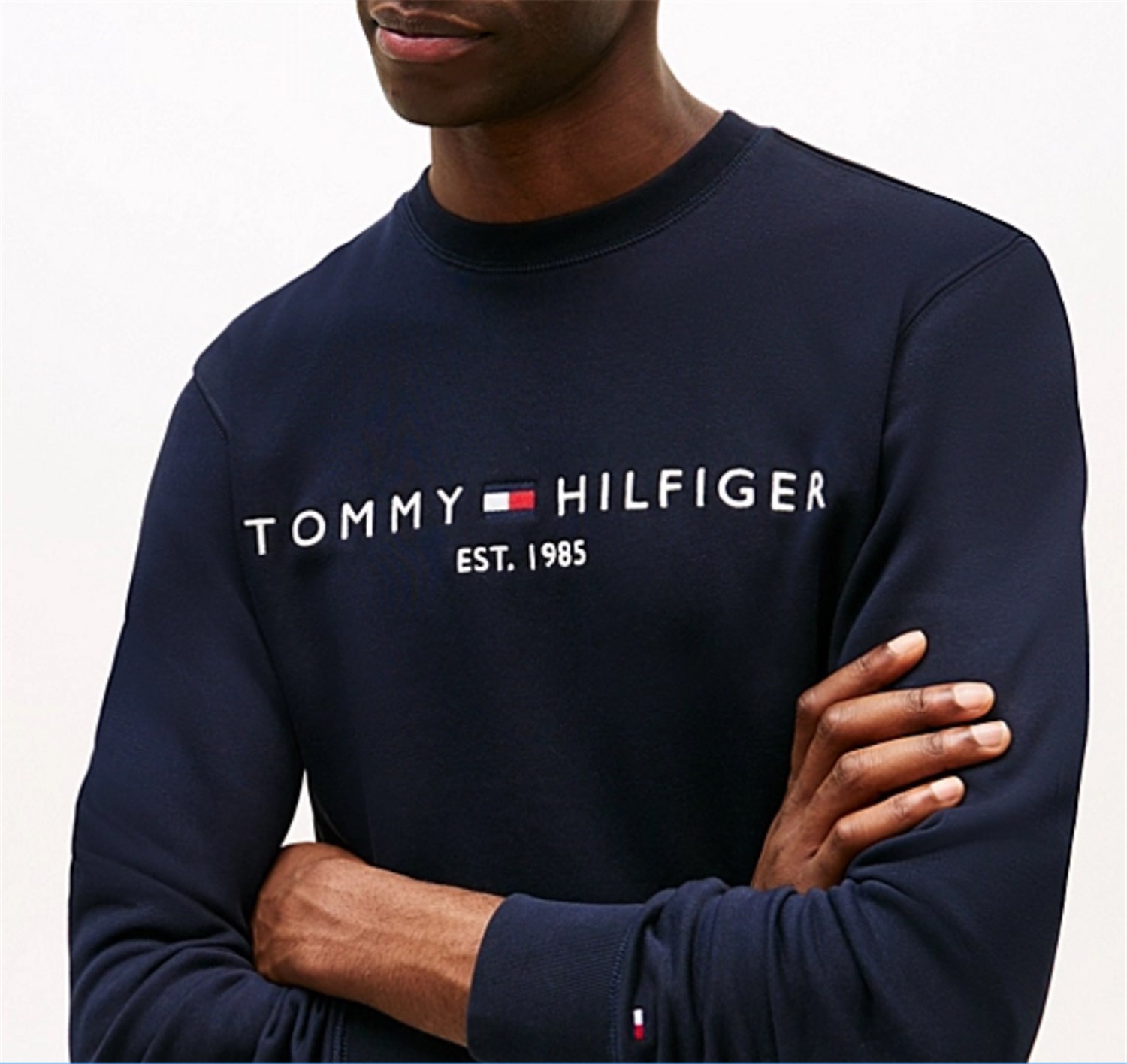 TOMMY HILFIGER MW0MW11596 Blu Abbigliamento Uomo Felpa