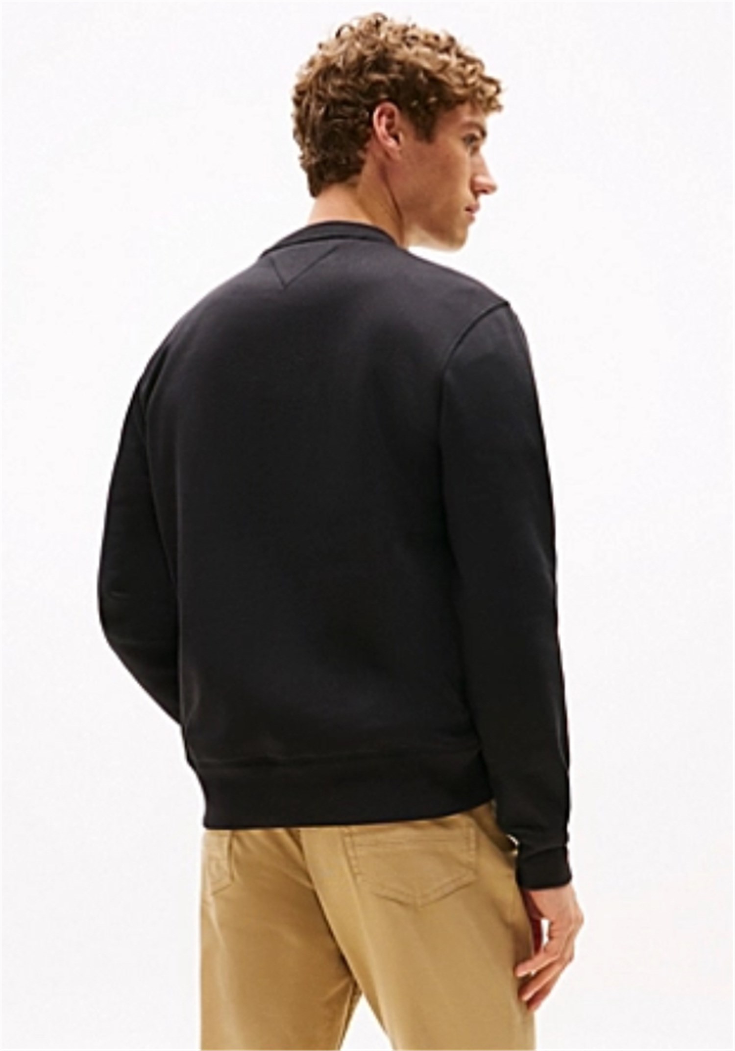 TOMMY HILFIGER MW0MW11596 Nero Abbigliamento Uomo Felpa