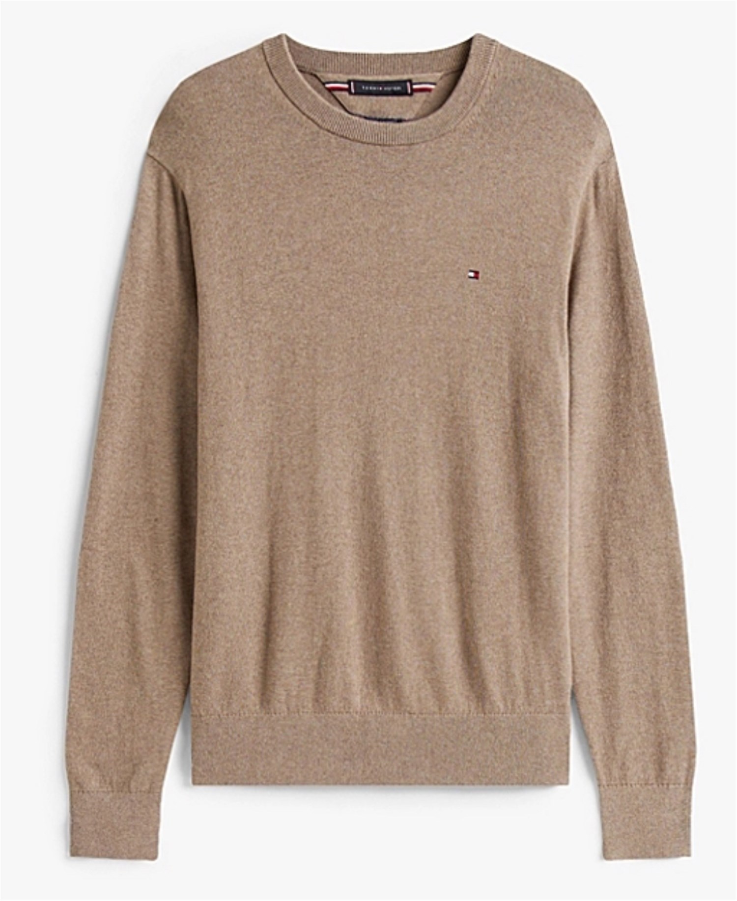 TOMMY HILFIGER MW0MW28046 Tortora Abbigliamento Uomo Maglioni