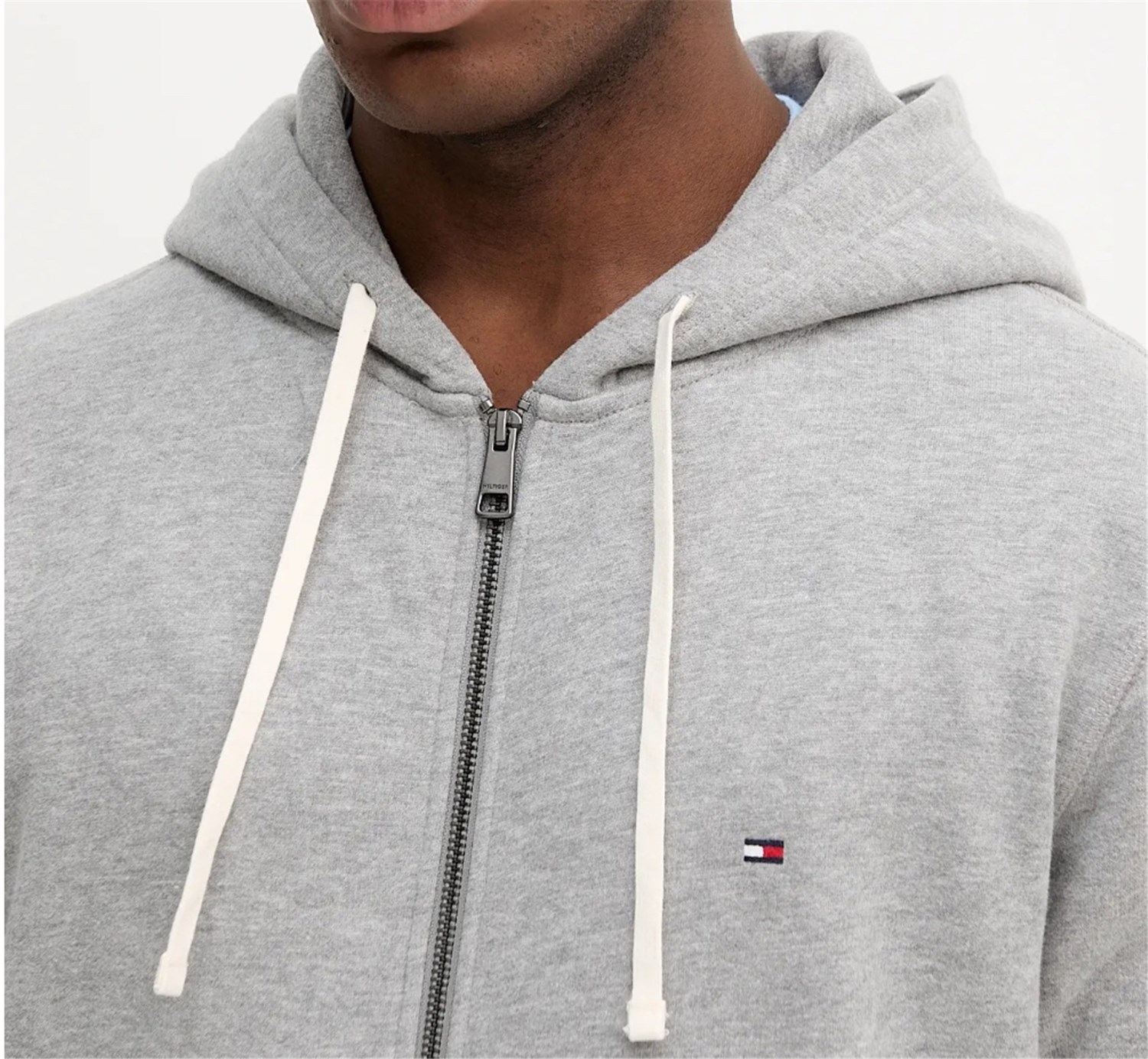 TOMMY HILFIGER MW0MW37234 Grigio Abbigliamento Uomo Felpa