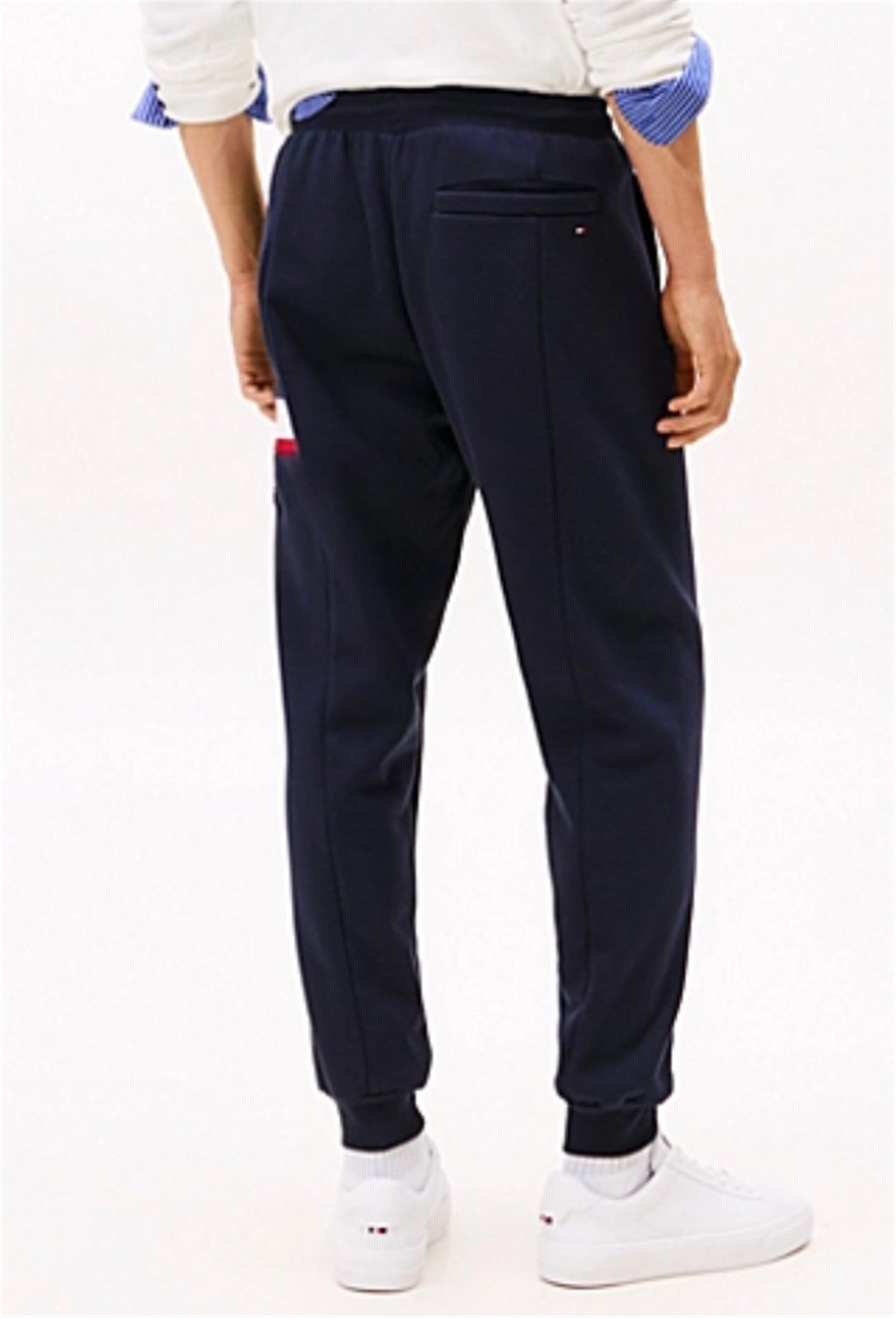 TOMMY HILFIGER MW0MW40416 Blu Abbigliamento Uomo Pantaloni