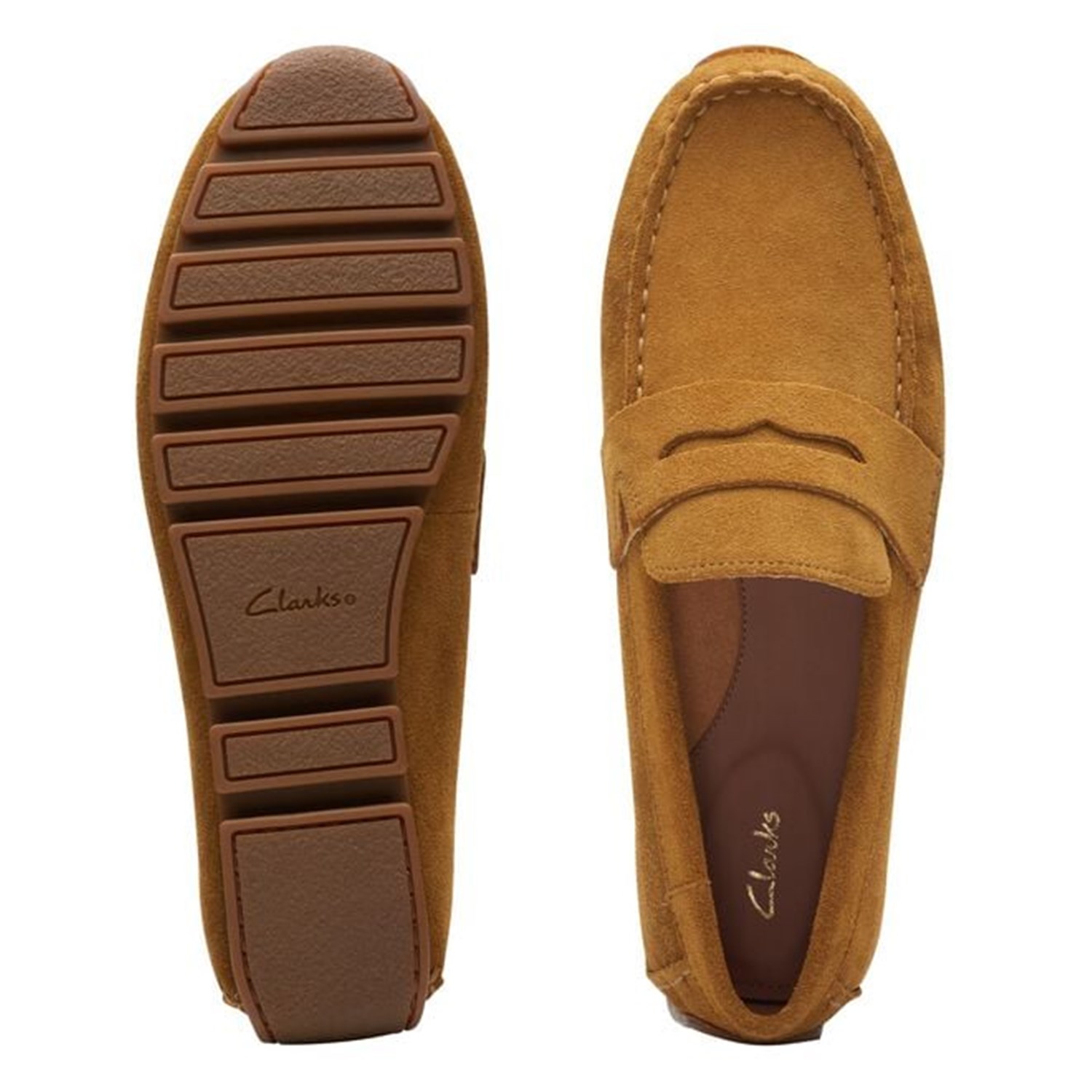 Clarks OSWICK BAR Ochre Shoes Man Loafers Clarks OSWICK BAR Ochre Shoes Man Loafers