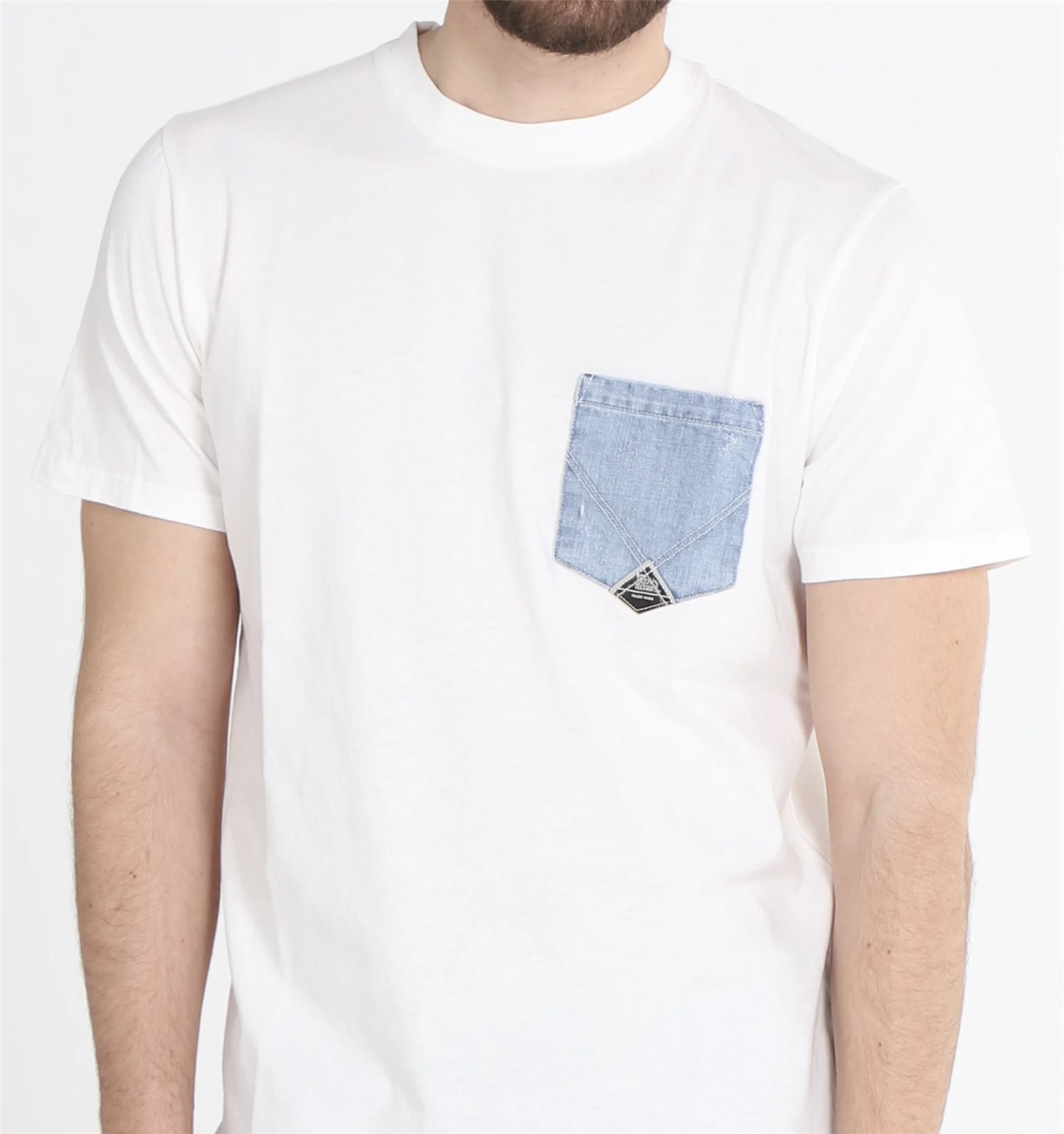 ROY ROGER'S P23RRU172CD55XXXX White Clothing Man T-Shirt/Polo ROY ROGER'S P23RRU172CD55XXXX White Clothing Man T-Shirt/Polo