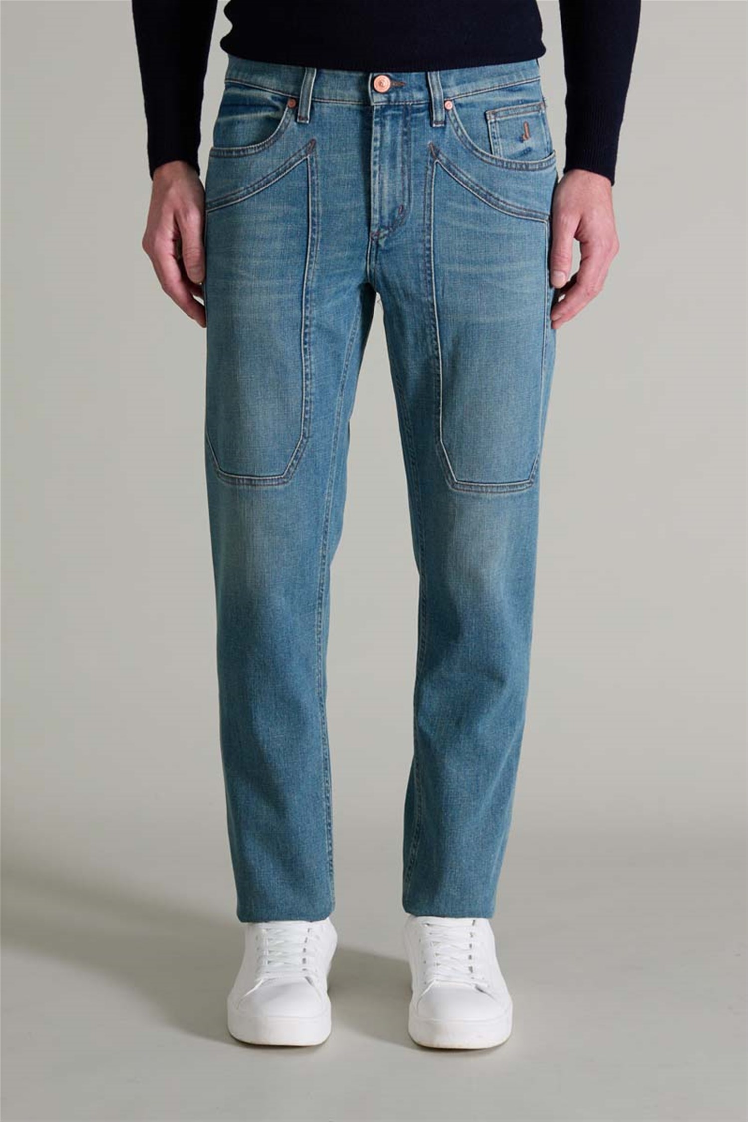 JECKERSON PE25JUPPA077JOHN001 Blu medio Abbigliamento Uomo Pantaloni JECKERSON PE25JUPPA077JOHN001 Blu medio Abbigliamento Uomo Pantaloni