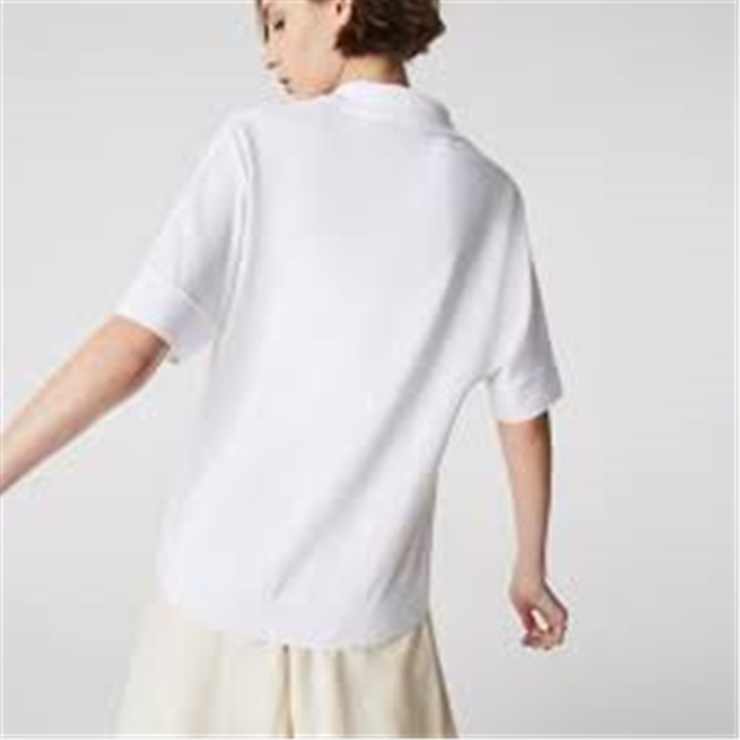 Lacoste PF0504 00 Bianco Abbigliamento Donna Polo Lacoste PF0504 00 Bianco Abbigliamento Donna Polo