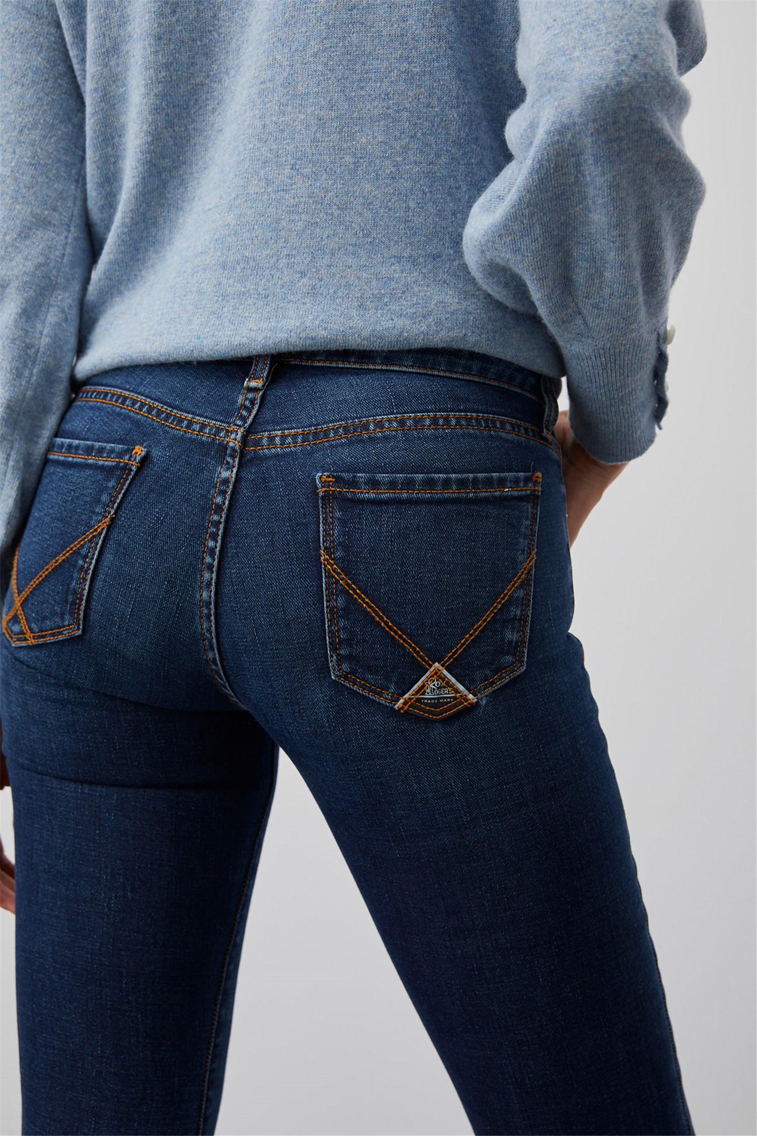 ROY ROGER'S RND005D4632114 Medium blue Clothing Woman Jeans ROY ROGER'S RND005D4632114 Medium blue Clothing Woman Jeans