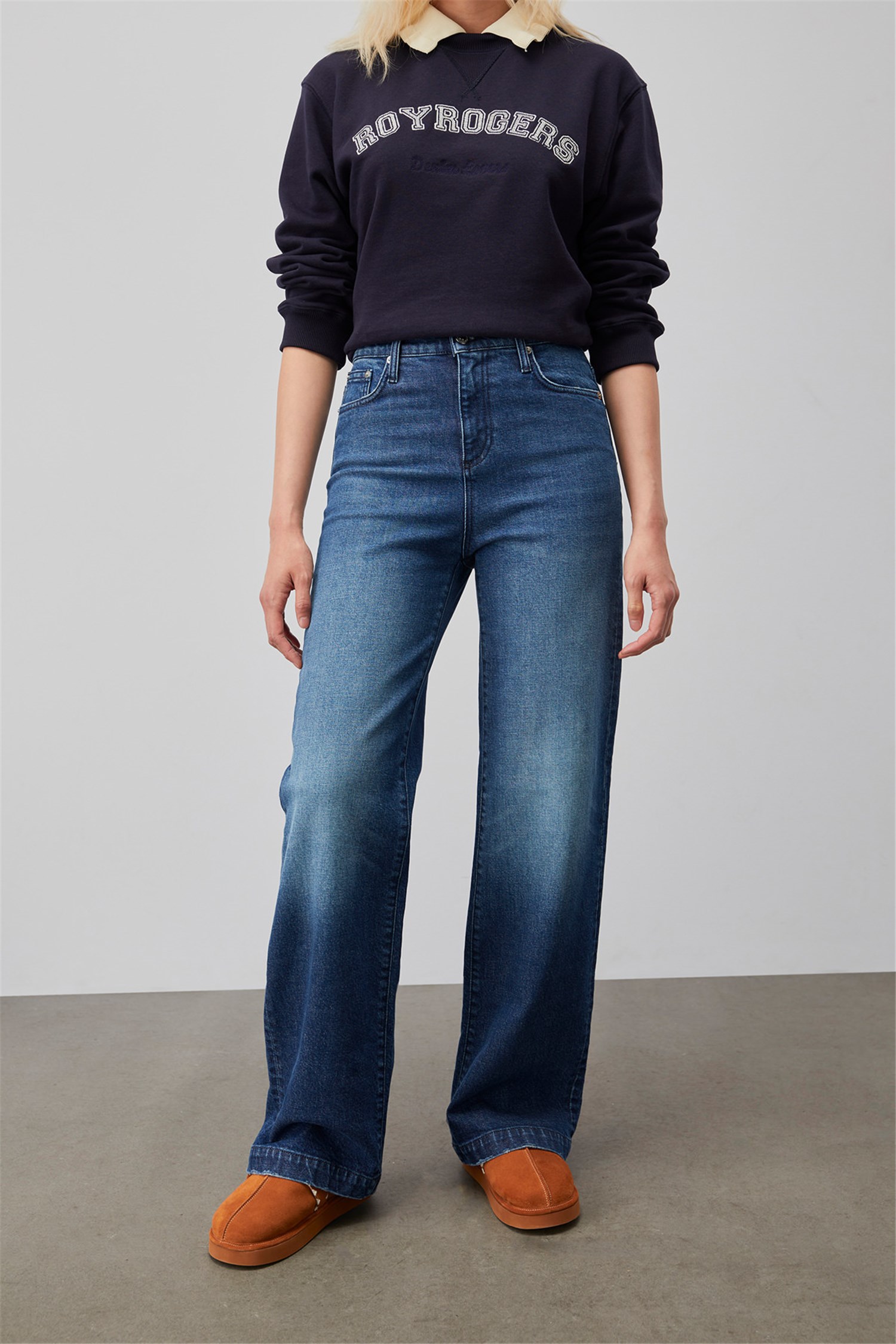ROY ROGER'S RND091D5821834 Blu scuro Abbigliamento Donna Jeans ROY ROGER'S RND091D5821834 Blu scuro Abbigliamento Donna Jeans