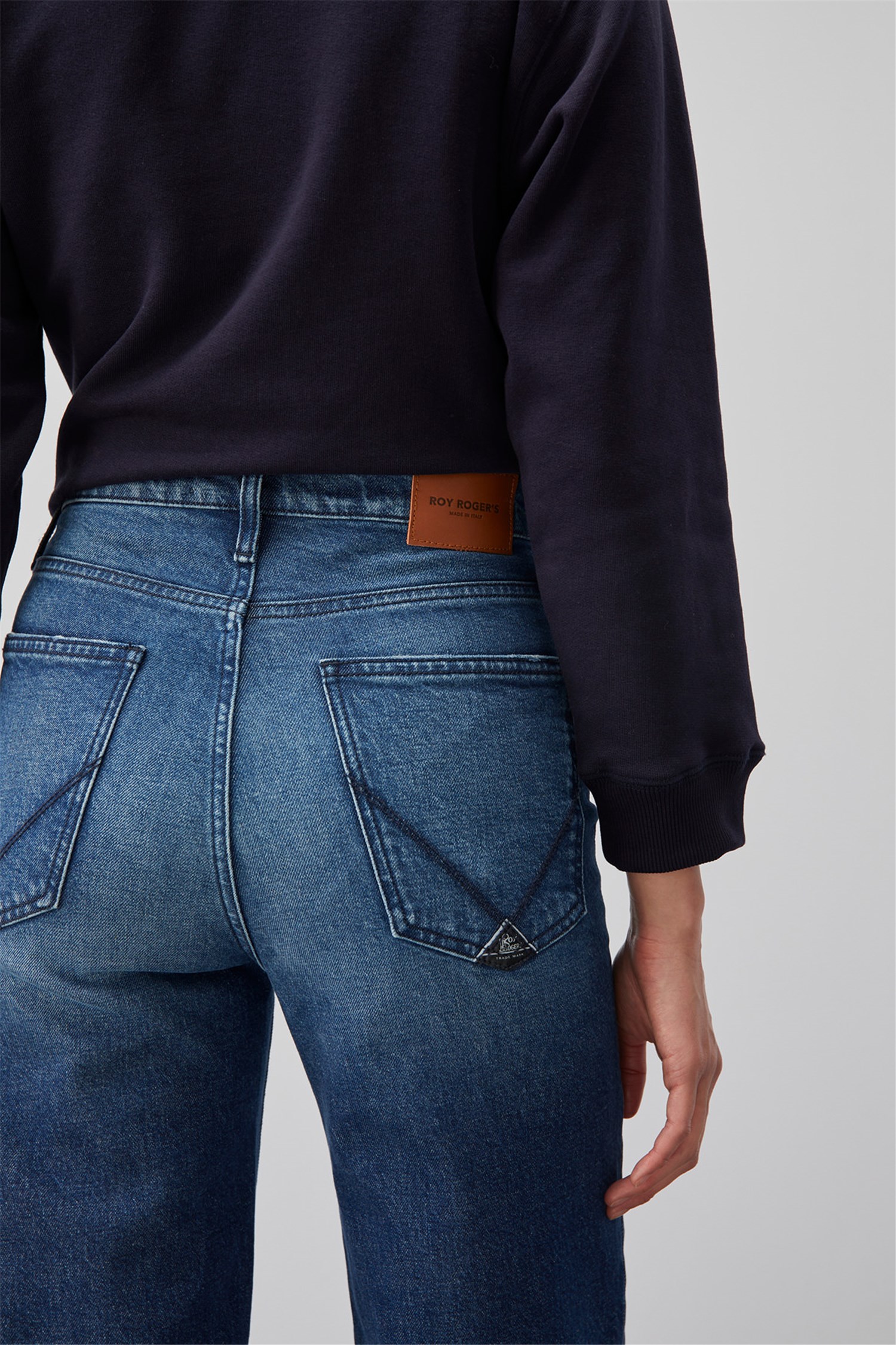 ROY ROGER'S RND091D5821834 Blu scuro Abbigliamento Donna Jeans ROY ROGER'S RND091D5821834 Blu scuro Abbigliamento Donna Jeans