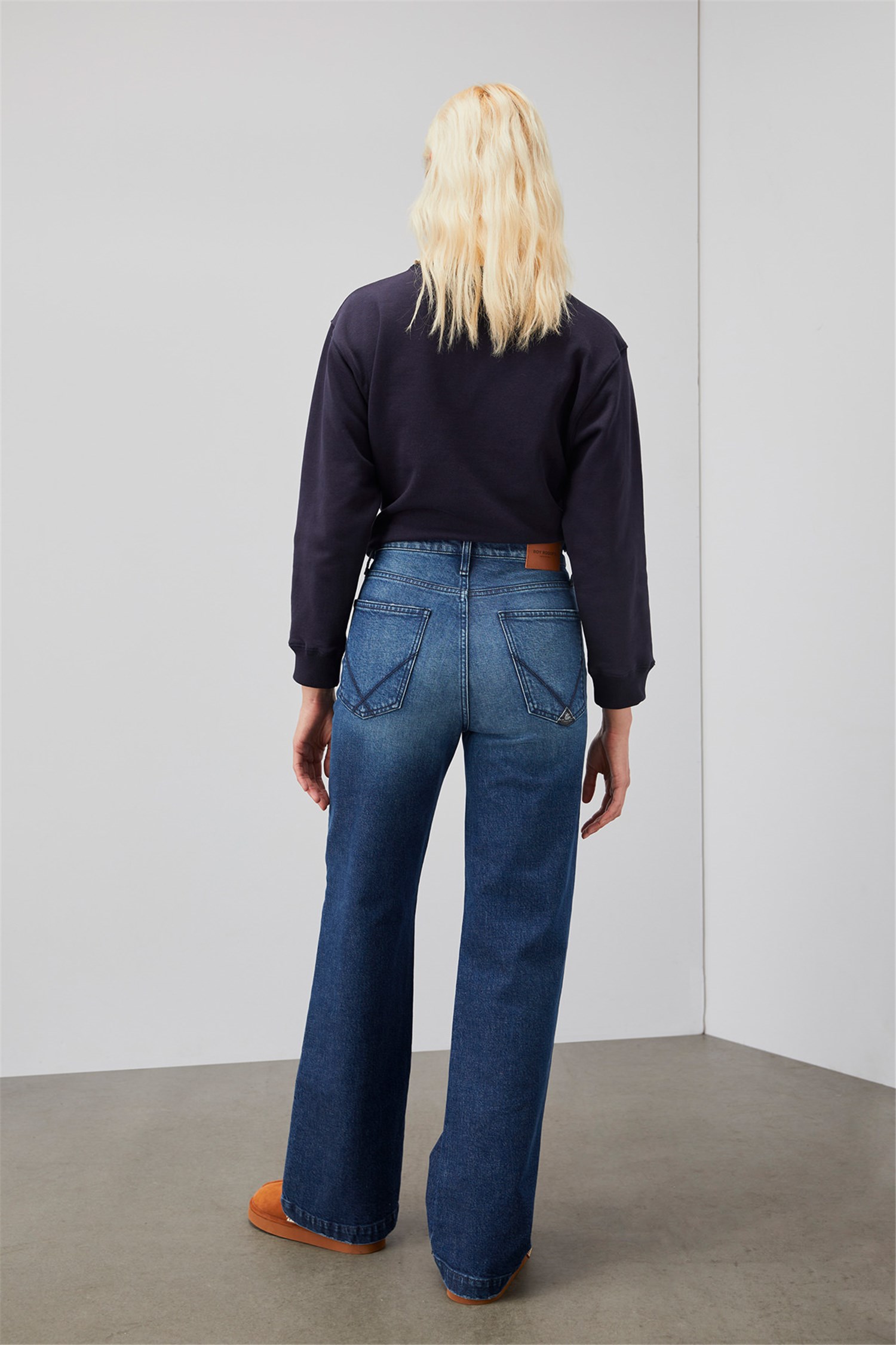 ROY ROGER'S RND091D5821834 Blu scuro Abbigliamento Donna Jeans ROY ROGER'S RND091D5821834 Blu scuro Abbigliamento Donna Jeans