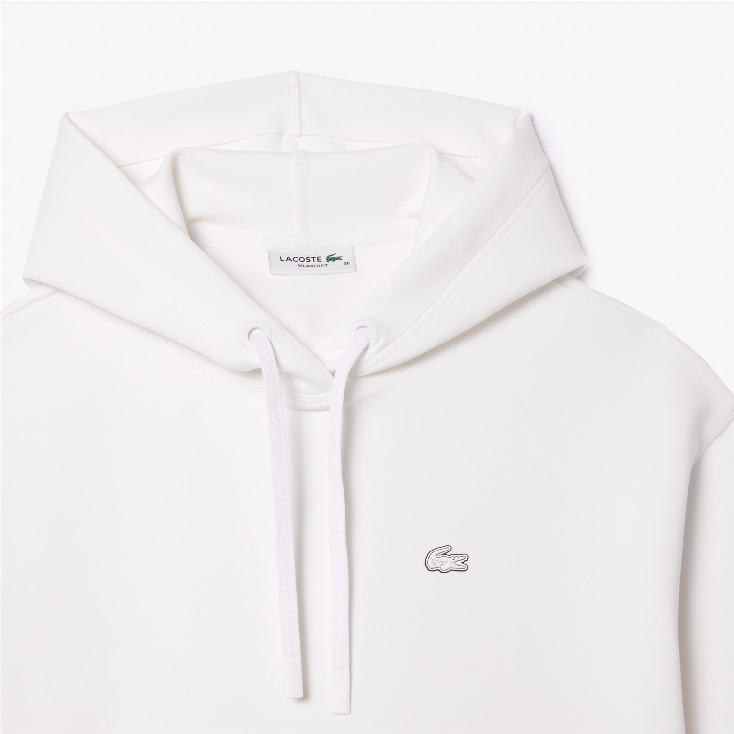 Lacoste SF0281 Bianco Abbigliamento Donna Felpa Lacoste SF0281 Bianco Abbigliamento Donna Felpa