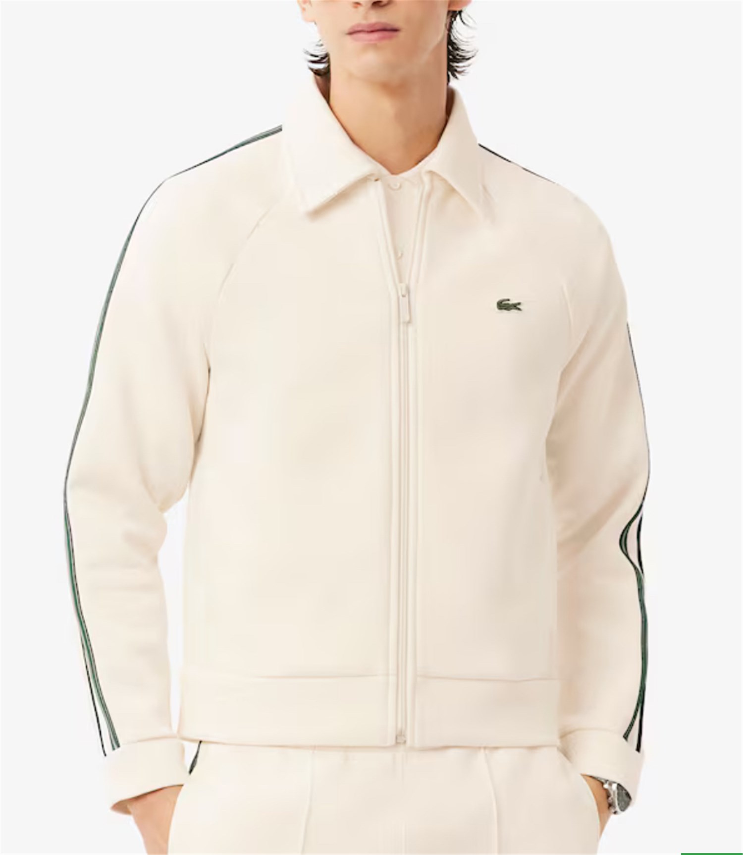 Lacoste SH5927 Latte Abbigliamento Uomo Felpa Lacoste SH5927 Latte Abbigliamento Uomo Felpa