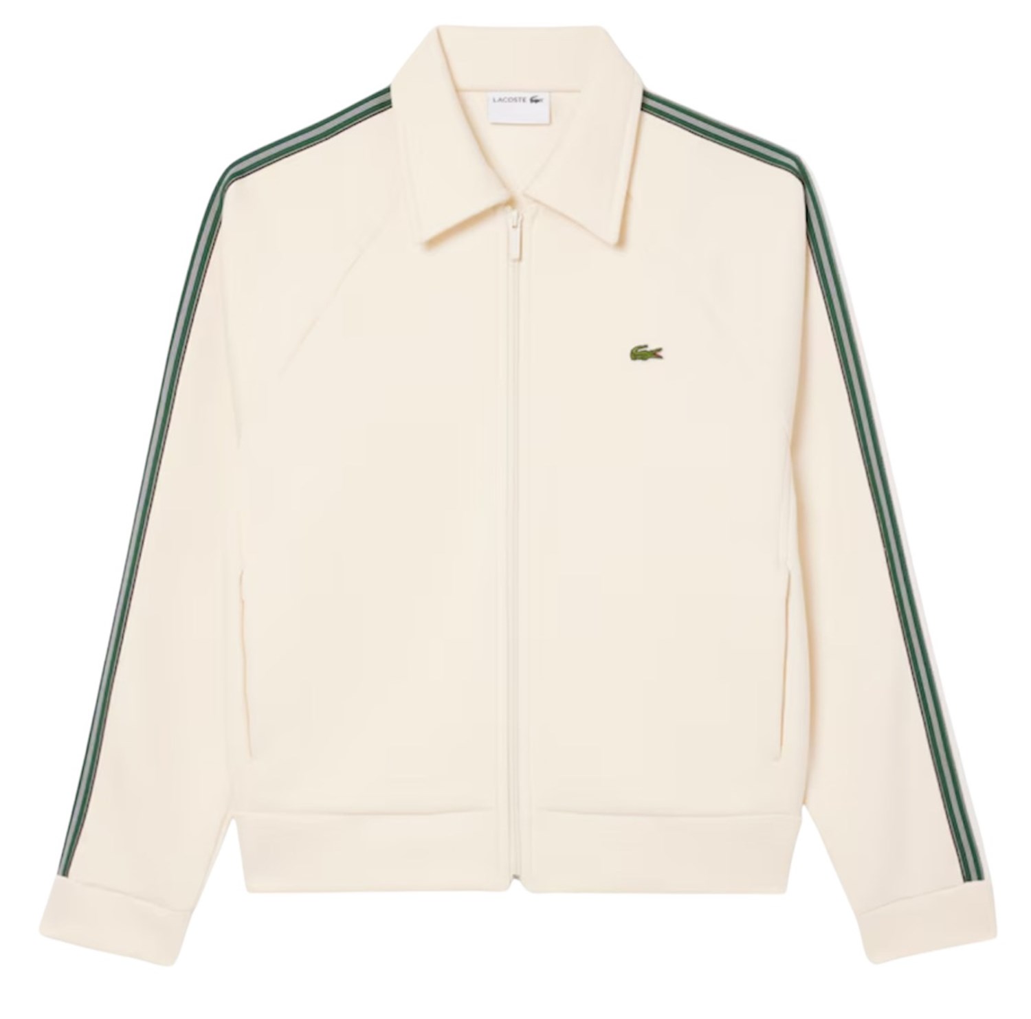 Lacoste SH5927 Latte Abbigliamento Uomo Felpa Lacoste SH5927 Latte Abbigliamento Uomo Felpa