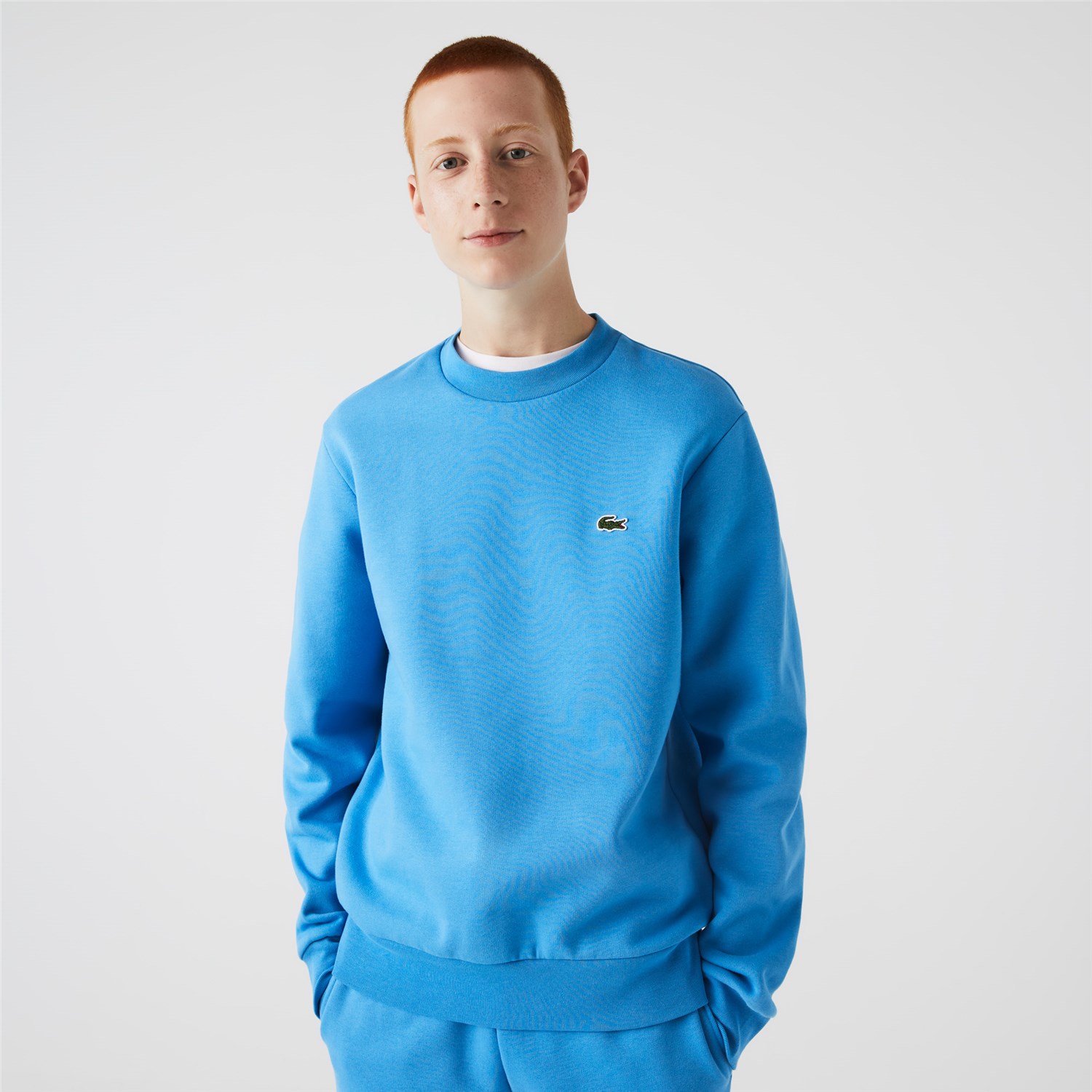 Lacoste SH9608 00 Azzurro Abbigliamento Unisex Felpa Lacoste SH9608 00 Azzurro Abbigliamento Unisex Felpa