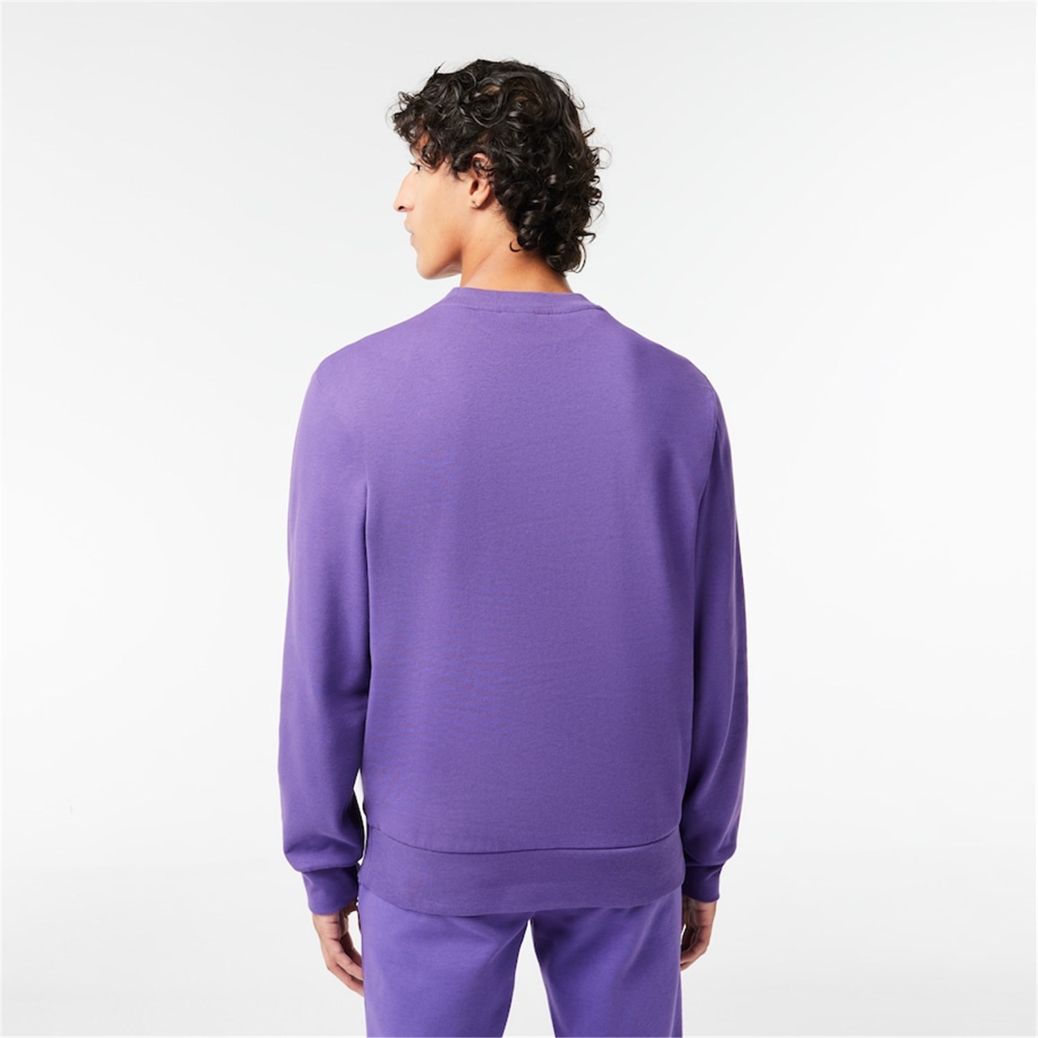 Lacoste SH9608 00 Violet Clothing Unisex Sweater Lacoste SH9608 00 Violet Clothing Unisex Sweater