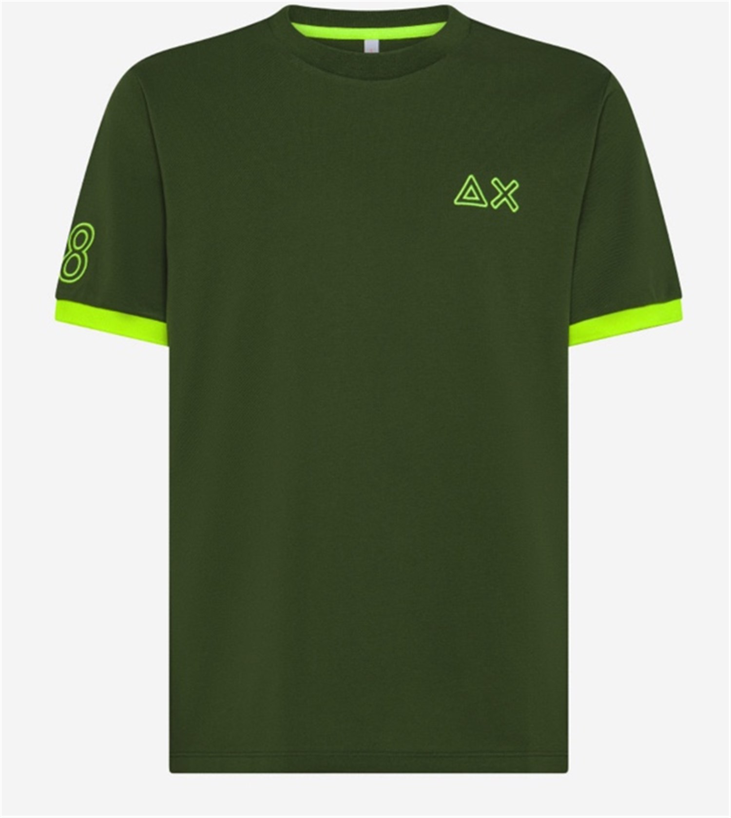 SUN68 T35125 Verde 2 Abbigliamento Uomo T-Shirt SUN68 T35125 Verde 2 Abbigliamento Uomo T-Shirt