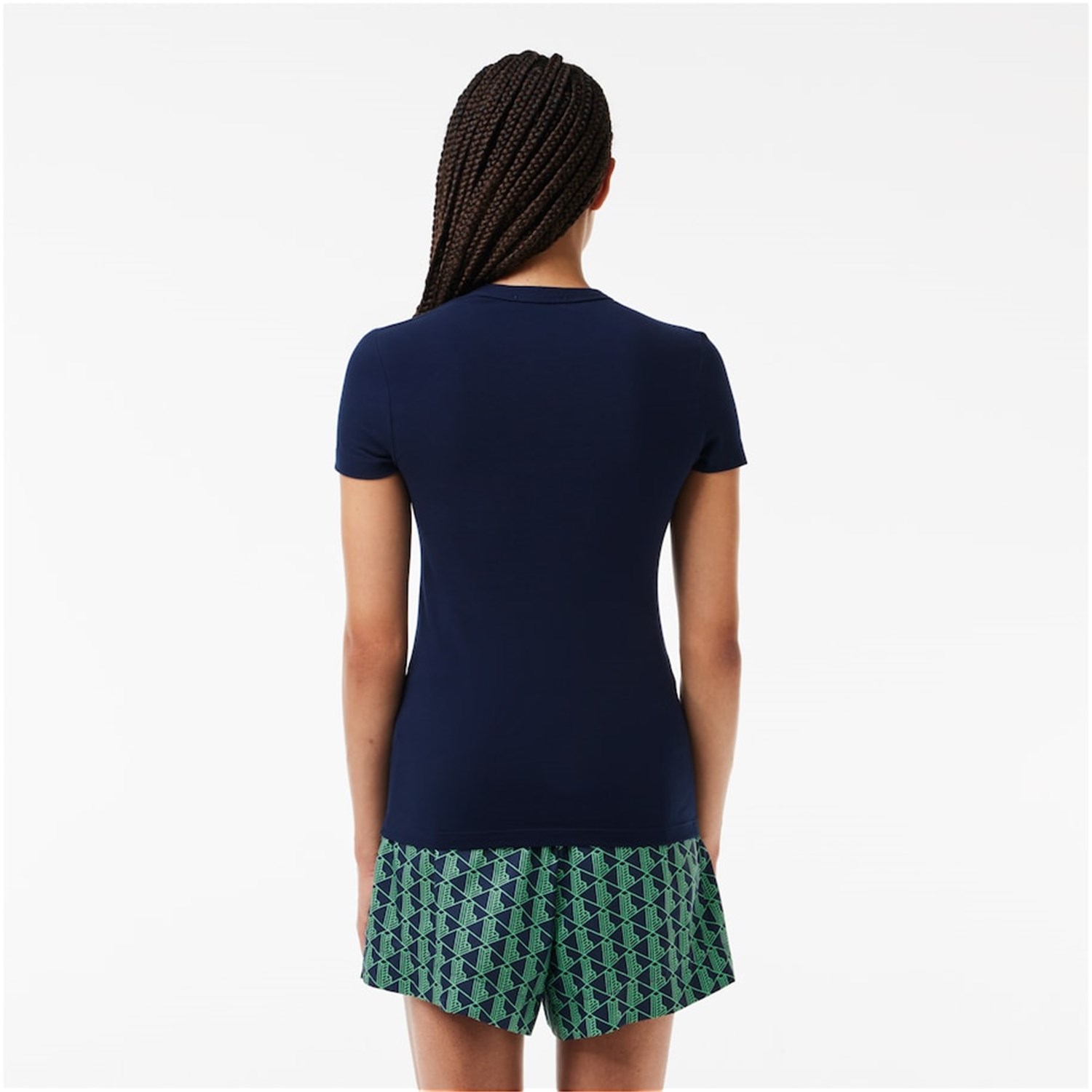 Lacoste TF7218 Blu Abbigliamento Donna T-Shirt Lacoste TF7218 Blu Abbigliamento Donna T-Shirt