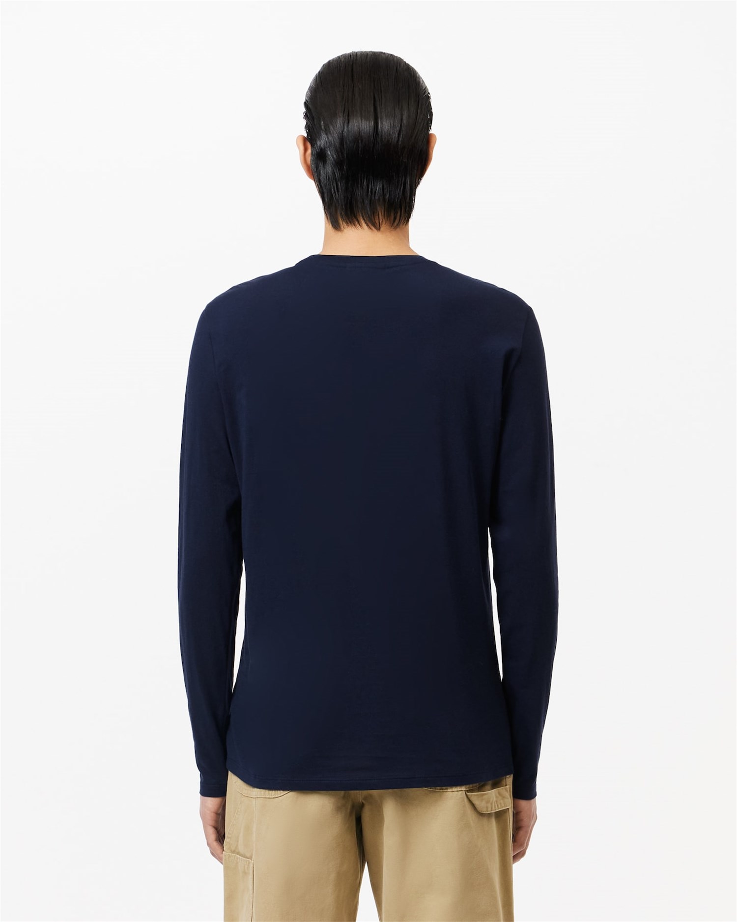 Lacoste TH6712 00 Blu Abbigliamento Uomo T-Shirt Lacoste TH6712 00 Blu Abbigliamento Uomo T-Shirt