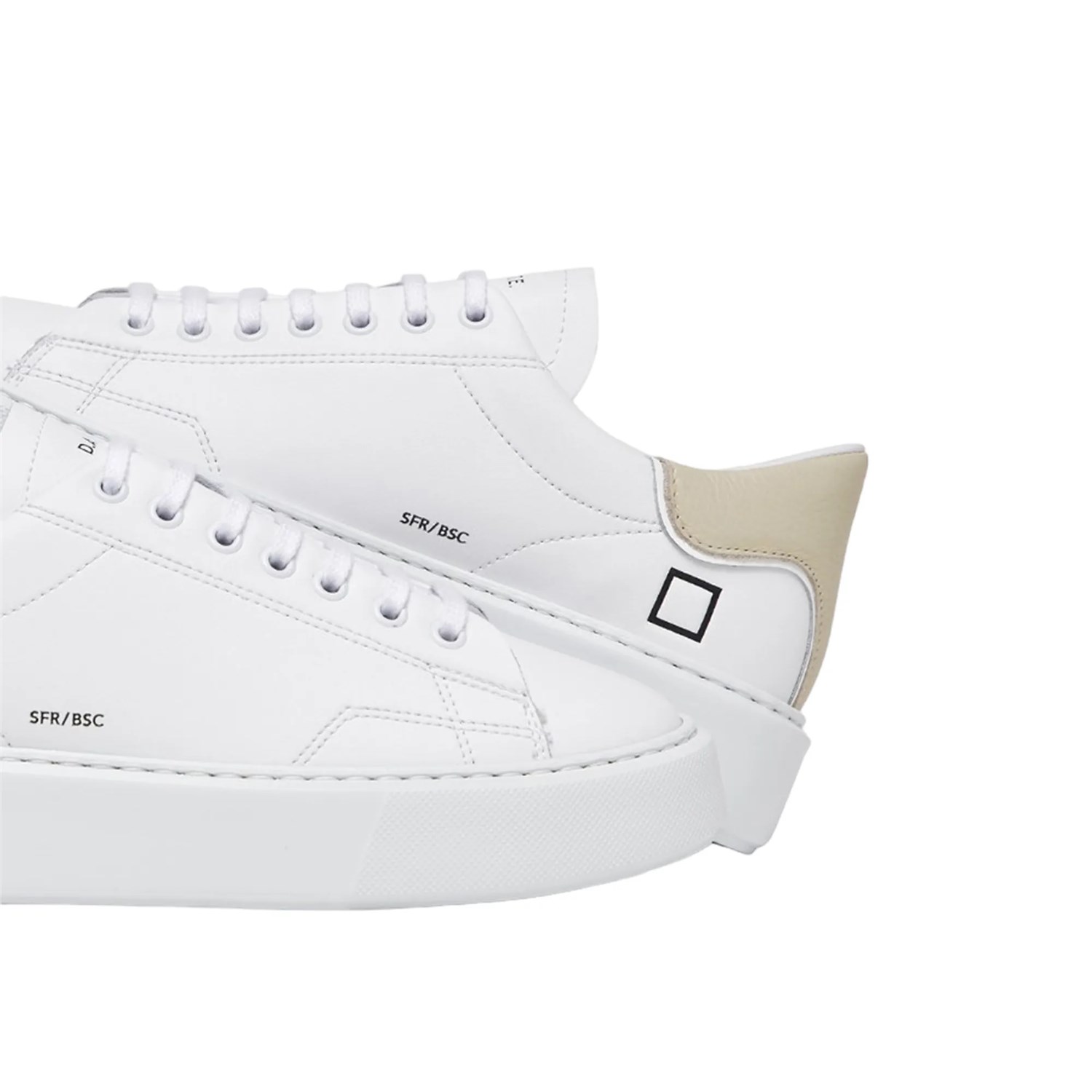 D.A.T.E. W391-SF-BA-HB White Shoes Woman Sneakers D.A.T.E. W391-SF-BA-HB White Shoes Woman Sneakers