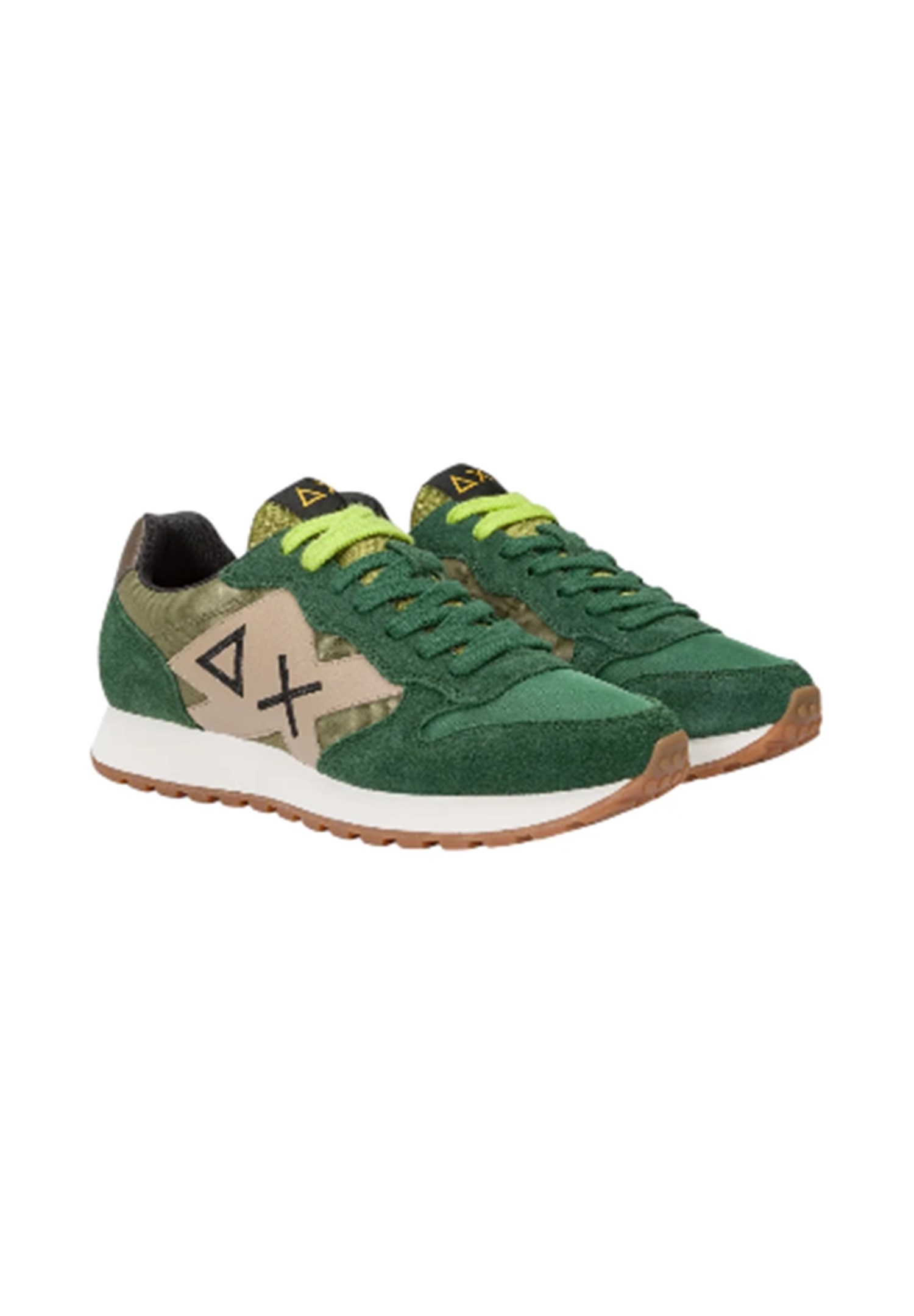 SUN68 Z44114 Verde Scarpe Uomo Sneakers SUN68 Z44114 Verde Scarpe Uomo Sneakers