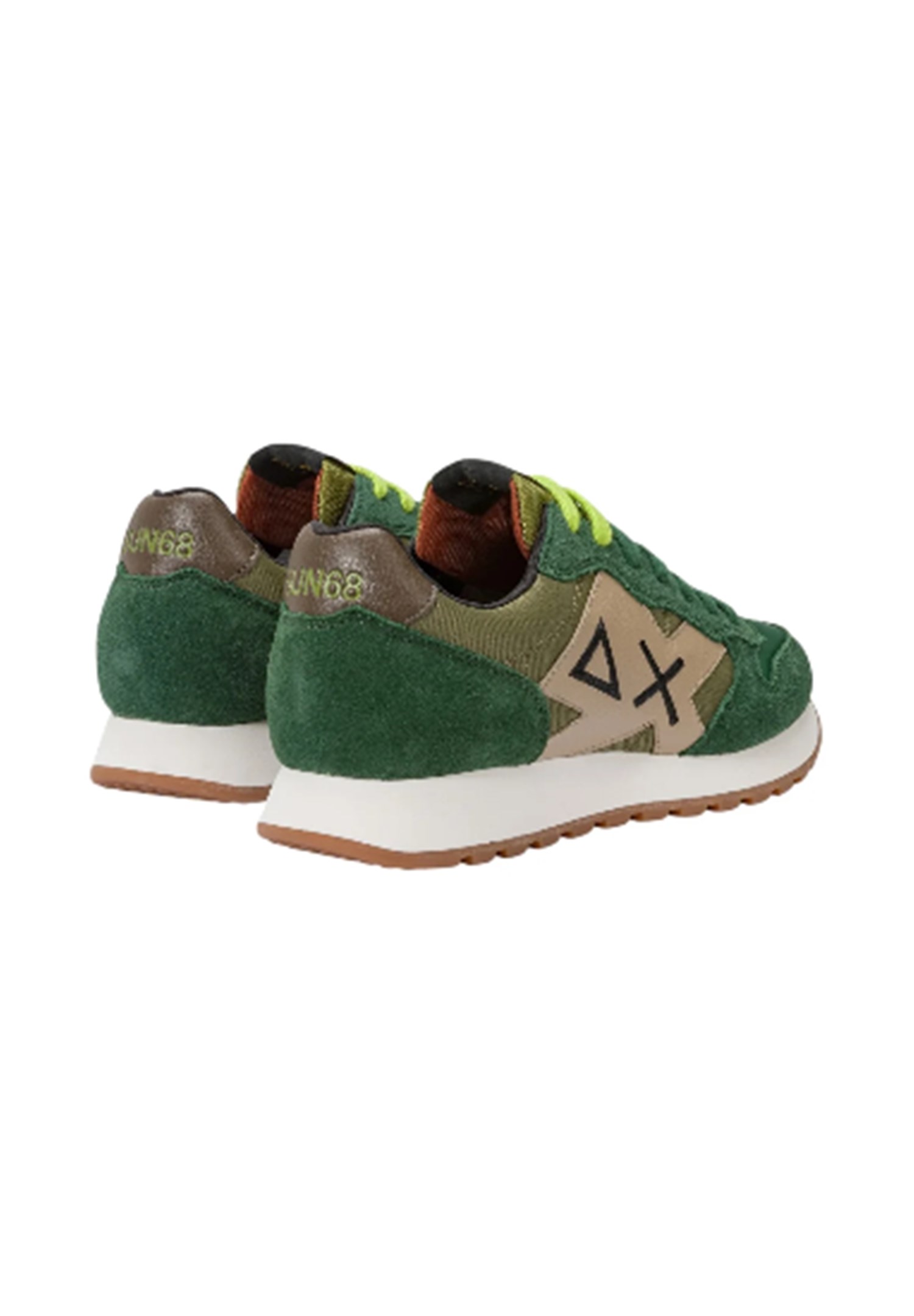 SUN68 Z44114 Verde Scarpe Uomo Sneakers SUN68 Z44114 Verde Scarpe Uomo Sneakers