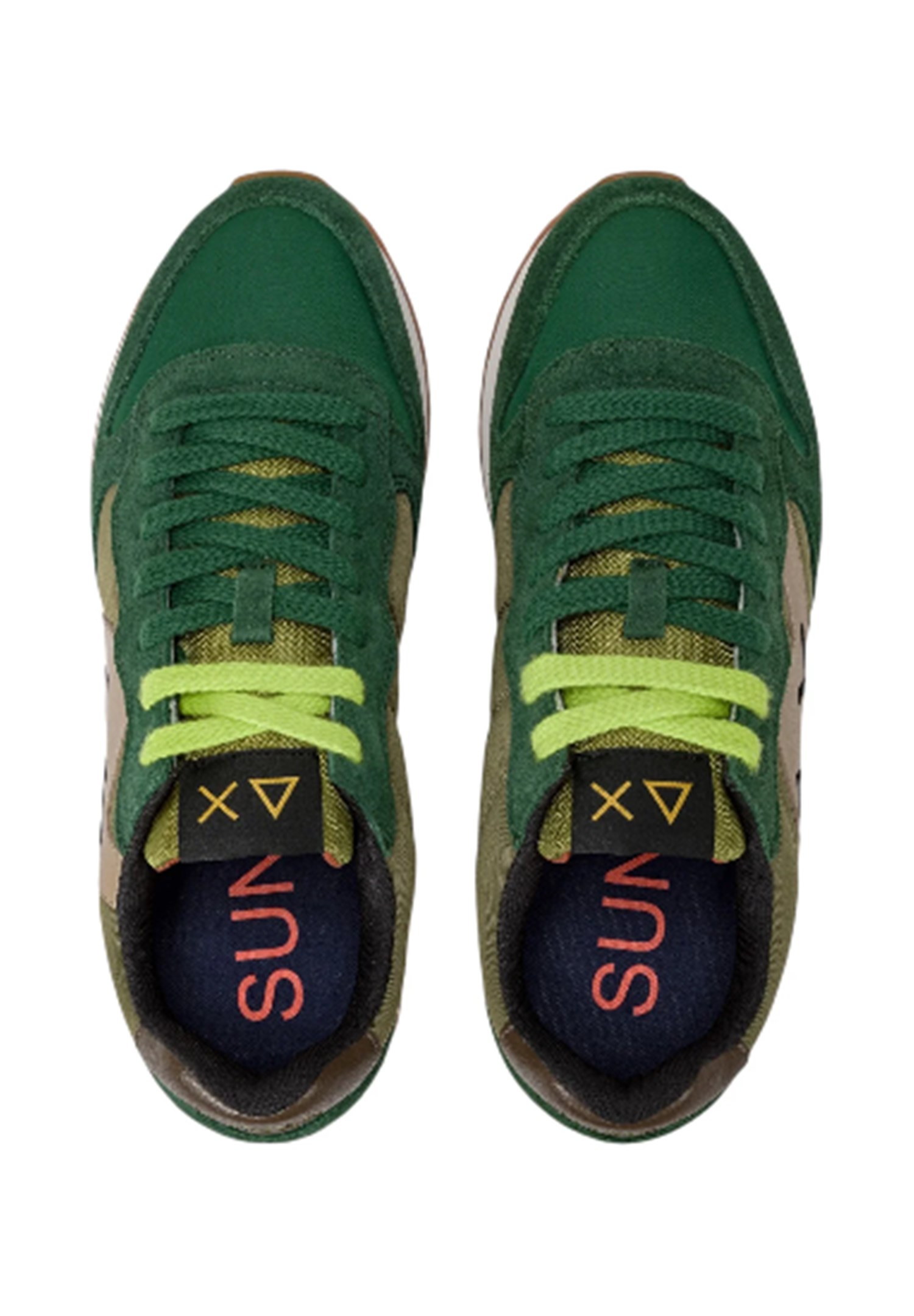 SUN68 Z44114 Verde Scarpe Uomo Sneakers SUN68 Z44114 Verde Scarpe Uomo Sneakers