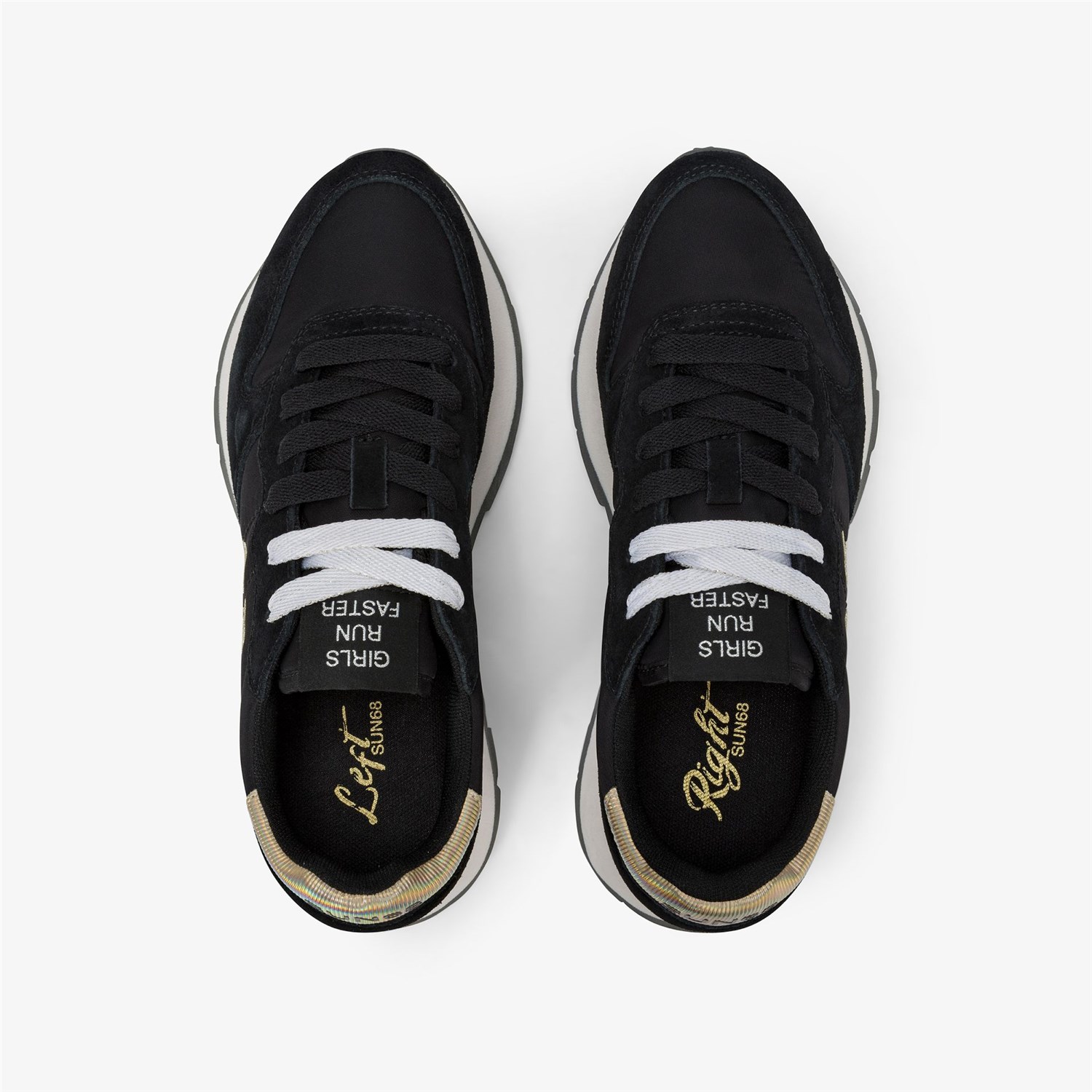 SUN68 Z45202 Nero Scarpe Donna Sneakers SUN68 Z45202 Nero Scarpe Donna Sneakers