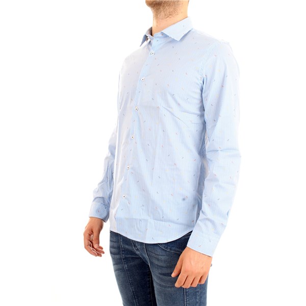 MANUEL RITZ Shirt Light blue