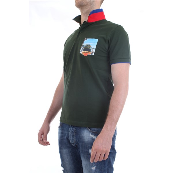 SUN68 Polo shirt Green