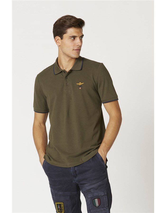 AERONAUTICA MILITARE Polo shirt Green