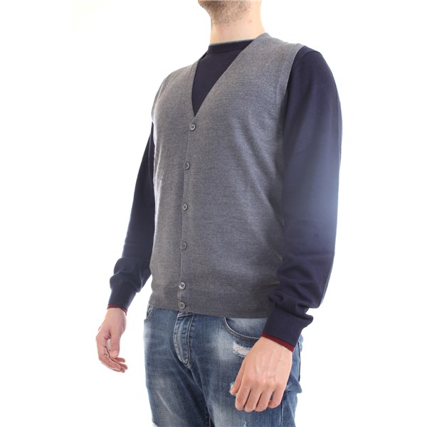 Gran Sasso Gilet Grey
