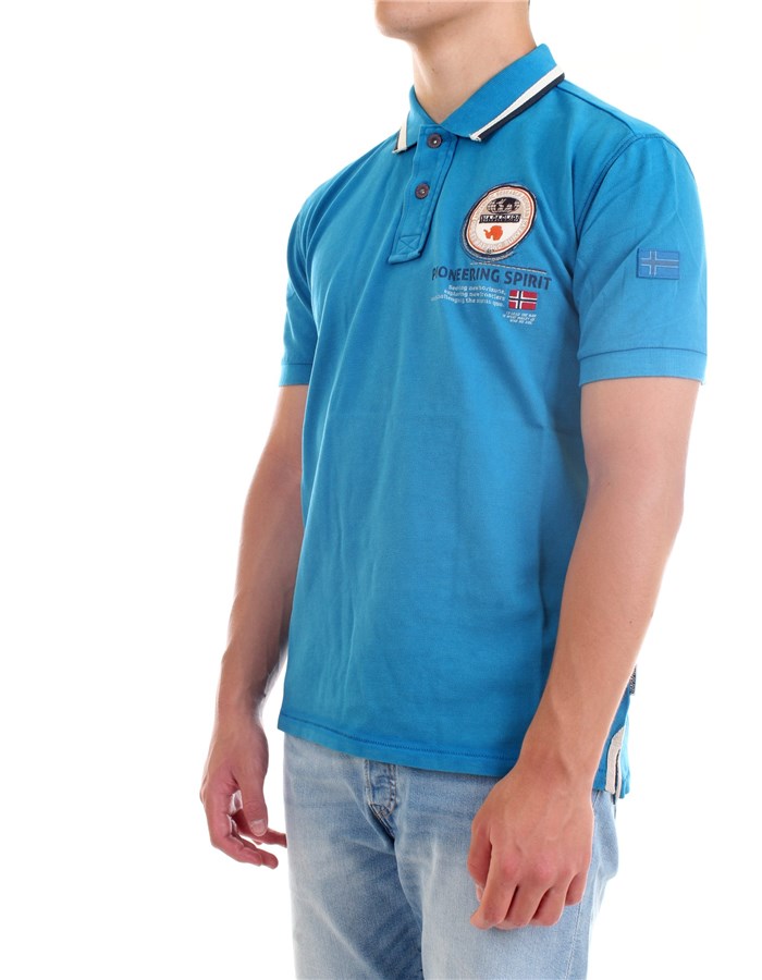 NAPAPIJRI Polo shirt Light blue