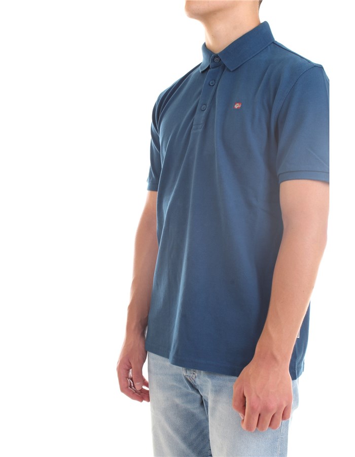 NAPAPIJRI Polo shirt Medium blue