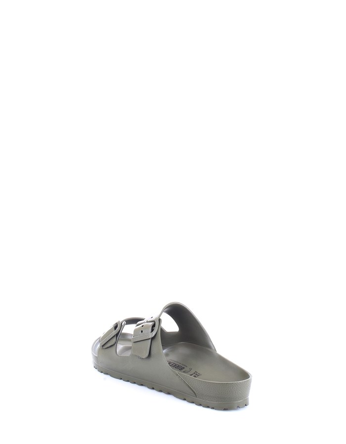BIRKENSTOCK Slippers Khaki green