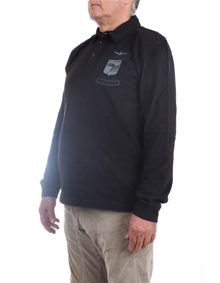 AERONAUTICA MILITARE Polo shirt Black