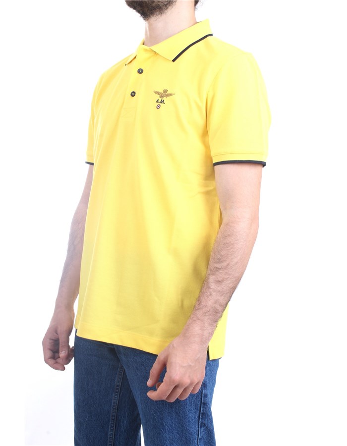 AERONAUTICA MILITARE Polo shirt Yellow