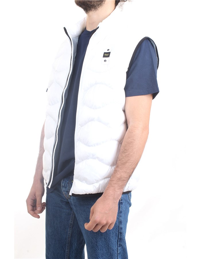 Blauer Gilet White