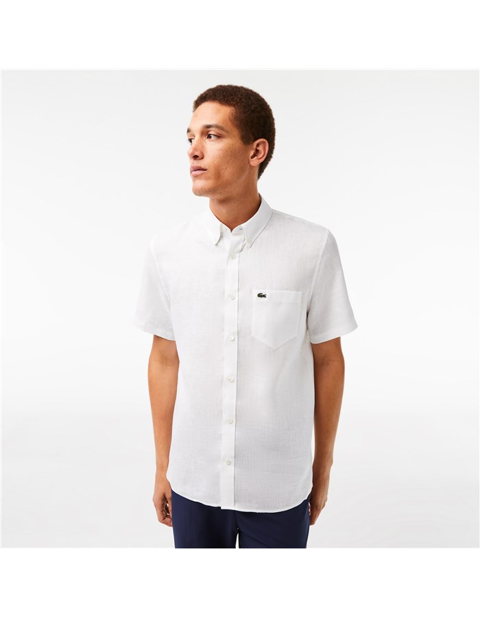 Lacoste Camicia Bianco