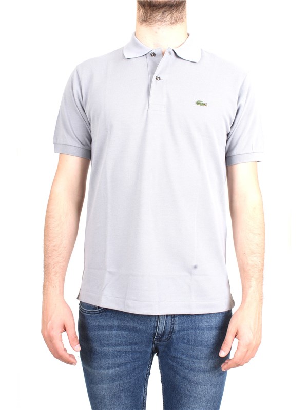 Lacoste L.12.12 Grey Clothing Man Polo shirt Lacoste L.12.12 Grey Clothing Man Polo shirt