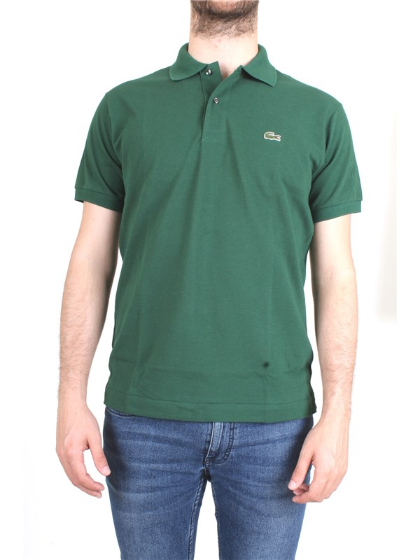 Lacoste L.12.12 Green Clothing Man Polo shirt Lacoste L.12.12 Green Clothing Man Polo shirt