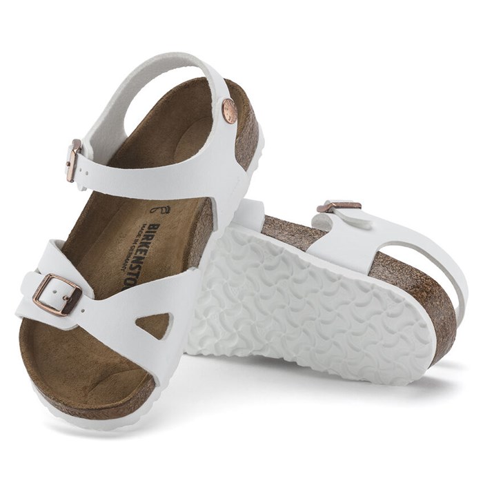 BIRKENSTOCK 1024374 White Shoes Child Sandals