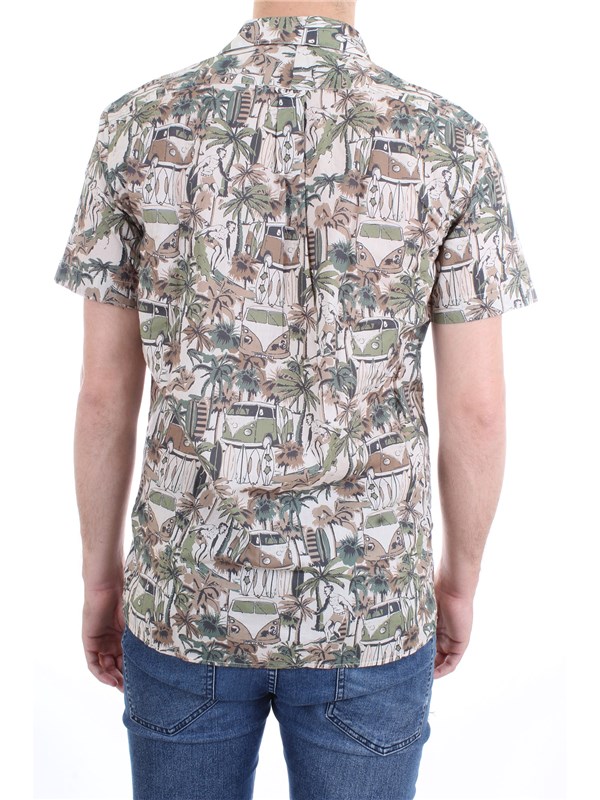 XACUS 41540 001 Beige Clothing Man Shirt