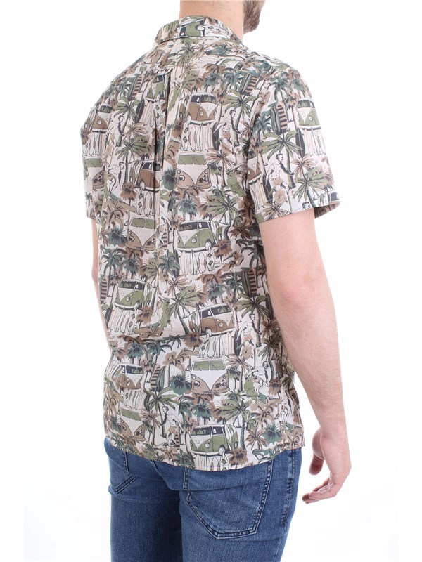 XACUS 41540 001 Beige Clothing Man Shirt
