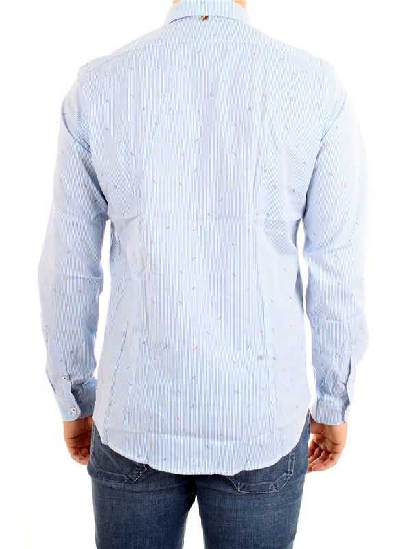 MANUEL RITZ 2632E602L193293 Light blue Clothing Man Shirt