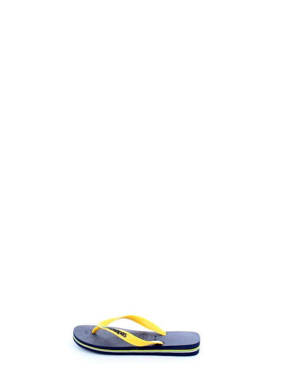 HAVAIANAS H BRASIL LOGO Blue Shoes Unisex Thongs HAVAIANAS H BRASIL LOGO Blue Shoes Unisex Thongs