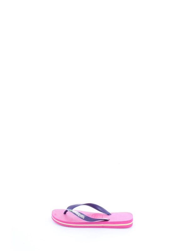 HAVAIANAS H BRASIL LOGO Violet Shoes Unisex Thongs HAVAIANAS H BRASIL LOGO Violet Shoes Unisex Thongs