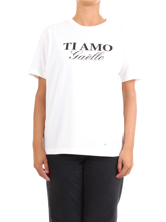 GAELLE PARIS GBD4780 White Clothing Woman T-Shirt/Polo GAELLE PARIS GBD4780 White Clothing Woman T-Shirt/Polo