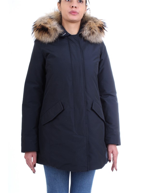 WOOLRICH WWCPS2762 Blue Clothing Woman Duvet WOOLRICH WWCPS2762 Blue Clothing Woman Duvet