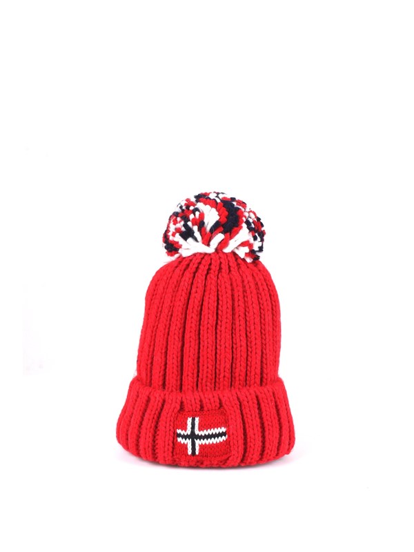 NAPAPIJRI N0YKCN Red Accessories Unisex junior Cap NAPAPIJRI N0YKCN Red Accessories Unisex junior Cap